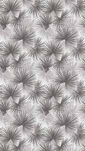 ทำในเยอรมนีภาพจิตรกรรมฝาผนังวอลล์เปเปอร์ภาพป่าสีเทาสีเบจสีขาวที่ไม่ทอภาพจิตรกรรมฝาผนังใบสำหรับกลุ่มโรงแรม-1,59x2,80เมตร - Product Image 4