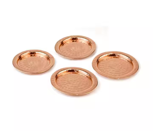 Sous-verres décoratifs en métal Sous-verres fantaisie design uniques et de luxe avec liège rembourré par décor impex - Product Image 4