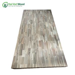 Paneles de madera de acacia articulados con los dedos para mesas interiores - Product Image 1