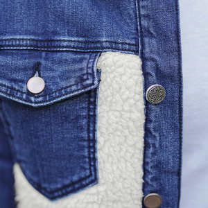 Nouvelle conception de vêtements personnalisés, veste en jean tendance, nouvelle mode 2022, vente en gros de vestes en jean unies pour hommes, vestes en jean de haute qualité - Product Image 4