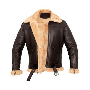 Venta caliente chaqueta de cuero de piel para hombres de alta calidad invierno otoño estilo directo de fábrica nuevas chaquetas de cuero personalizadas por Isha Industry - Product Image 6