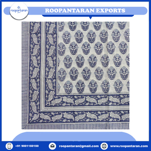 Mantel de Jacquard de Algodón Puro con Estampado Artesanal Indio, Diseño Moderno, Artesanía Atemporal, en Oferta a Bajo Precio - Product Image 4
