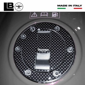 Adesivi Protettivi in Resina 3D Effetto Fibra di Carbonio per Moto Triumph - Product Image 3
