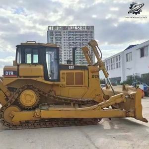 Bulldozer sur chenilles Caterpillar D7R d'occasion, 24 tonnes, capacité de la benne de 6,8 m³, marque japonaise d'origine, grand bulldozer, faible nombre d'heures, certifié CE - Product Image 6