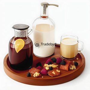 Bandeja de madera multiusos Tradebyd, bandeja de servicio ecológica para cocina, comedor, fiesta, hogar y regalo elegante - Product Image 1