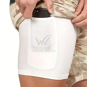 Lightweight Cotton Blend Fitness <b>Shorts</b> Eco-Friendly Premium Quality Yoga Gear Pockets Solid Color Newest Style for Athletic Use - Product Image 4