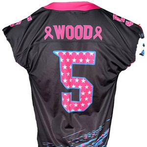 Fútbol americano Jersey fan Jersey padre sublimación tackle sarga bordado más tamaño personalizado fábrica Pakistán fotos reales - Product Image 1