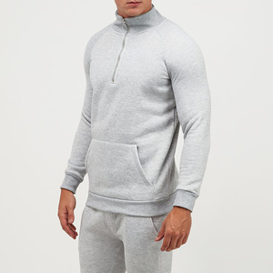 Survêtements à fermeture éclair sur le devant à bas prix, services OEM, conception sur mesure, survêtement décontracté pour homme, 100% coton - Product Image 2