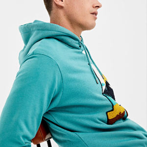 Custom Heavyweight Screen Acid <b>Wash</b> Vintage Print Hoodie Full <b>Face</b> Zip-up Rhinestone Cotton Chenille 100% Cotton OEM Service - Product Image 4