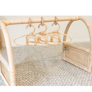 Cintre en rotin pour enfants pépinière cintre en rotin naturel pour bébé - Product Image 5