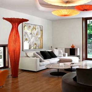 Contemporary Ocean Fabric <strong>Floor</strong> <strong>Lamps</strong> Unique Design Simple <strong>Floor</strong> <strong>Lamp</strong> Hotel Decoration Designer <strong>Funky</strong> <strong>Floor</strong> <strong>Lamp</strong> for Project - Product Image 4