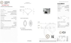Diamante Suelto de Corte Marquesa de 6 Quilates, Cultivado en Laboratorio, Certificado por IGI, Color Azul Intenso, Claridad de Corte Marquesa, Precio al por Mayor - Product Image 2