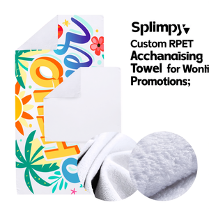 Asciugamano Personalizzato in RPET per Promozioni Splimpy - Product Image 2
