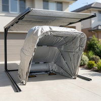 Abri de voiture portable OEM de luxe, rétractable et automatique, haute qualité, protection UV, pare-soleil, vente chaude