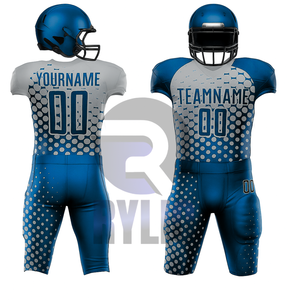 Gran oferta, uniforme de fútbol americano, camisetas de equipo personalizadas, pantalones, conjunto completo, aparejos de sublimación, sarga, OEM, ODM, fábrica al por mayor - Product Image 3