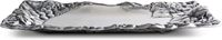 Plateau de service à pain moderne en métal poli à la main avec motif raisin Plateau en aluminium coulé au sable au prix de gros direct d'Inde
