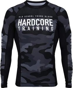 High Quality Unisex Full Sleeve Rash Guards Sublimated <b>Print</b> Breathable Design + Quick Dry Polyester/Cotton for Sports - Product Image 1