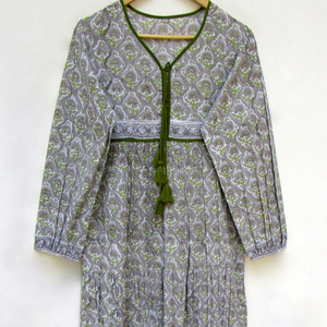 Vintage elegante verano Boho mujeres ropa elegante Casual Midi gasa Vestido Mujer Mini vestido de fiesta vestidos de manga larga para adultos - Product Image 1