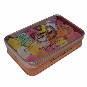 Caja de bronce mate Kontensan de diseño personalizado impresa de 103x166x36 mm con tapa de cristal, Turquía - Product Image 4