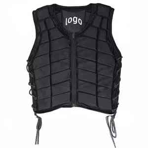 Chaleco de Equitación Transpirable de Neopreno, Unisex, Sin Mangas, con Cierre de Cremallera, Color Sólido, Protector Corporal Ecuestre - Product Image 4