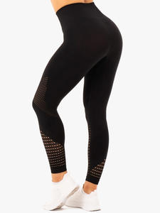 Leggings de Yoga sans couture pour femmes de haute qualité taille haute respirant entraînement de gymnastique pantalon pêche hanche entraînement effet de levage de la hanche - Product Image 4