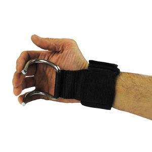 Ganchos de levantamiento de pesas (PAR), correas de sujeción de mano para levantamiento de pesas, correa de muñeca ajustable - Product Image 3