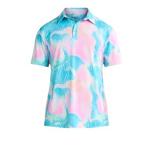 Épais hommes taille haute grands hommes nouveauté impression Golf Polo à la mode marque à manches courtes haut tricoté pull Polo hommes été - Product Image 6