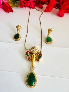 Juego de colgantes Divine Ganesh Ji con cadena para hombres y mujeres, joyería espiritual para uso diario y ocasión festiva, símbolo de prosperidad - Product Image 2