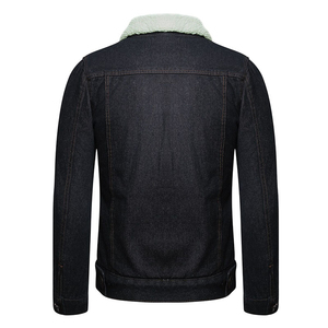 Chaquetas Vaqueras Sólidas para Hombre, Chaqueta de Mezclilla de Algodón Estilo Vaquero, Chaqueta Bomber Informal para Hombre, Cortavientos de Moda Urbana - Product Image 3