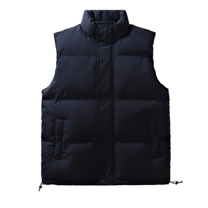Chaleco Deportivo de Invierno Personalizado para Hombre, Talla Grande, Cuello Camisero, Fibra de Bambú, Impermeable, Acolchado, Reversible - Product Image 5