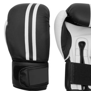 ถุงมือชกมวยออกแบบอย่างมืออาชีพพร้อมสายรัดข้อมือที่ปลอดภัยระบายอากาศได้สวมใส่สบายเหมาะสำหรับการฝึกออกกำลังกายในยิม - Product Image 2