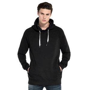 Sweat à capuche décontracté pour homme, coupe ample, col rond, en molleton de coton de haute qualité, écologique, coupe-vent, avec impression sérigraphique et logo personnalisé, couleur unie, OEM - Product Image 4