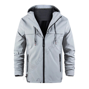 Chaquetas con Capucha de Softshell para Hombre, para Primavera, Senderismo, Escalada, Campamento, Trekking, Cortavientos, Abrigos Masculinos - Product Image 6