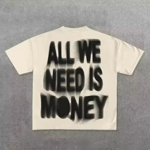 Camiseta de hombre de talla grande holgada ecológica sin mangas de algodón 100% de punto de alta calidad con impresión de logotipo personalizado - Product Image 1