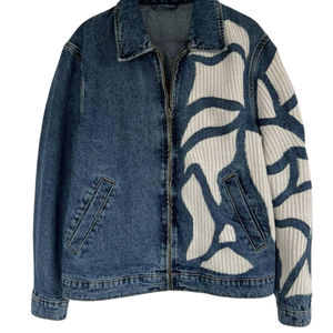 เสื้อแจ็คเก็ตยีนส์ผู้ชาย ผ้าฝ้าย 100% กันลม เป็นมิตรกับสิ่งแวดล้อม คุณภาพพรีเมียม ทนทาน สไตล์สตรีทแวร์ลำลอง - Product Image 4