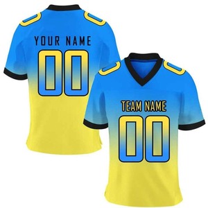 OEM diseño personalizado malla Unisex fútbol americano Jersey transpirable entrenamiento ropa deportiva con mangas cortas mejor servicio a la venta - Product Image 5