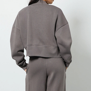 Conjunto Deportivo para Mujer con Pantalones Anchos, Ropa Cómoda para Invierno / Precio de Fábrica para Compradores al por Mayor, Servicio OEM, Diseño con Logotipo Personalizado - Product Image 5