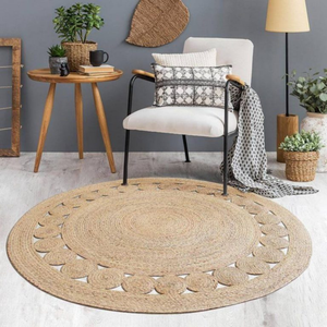 Natural Seagrass <b>Water</b> Hyacinth Mats From Vietnam Fiber Braided Woven Rug Carpet <b>for</b> Bedroom <b>Home</b> Resort Hotel Living Room Floor - Product Image 6
