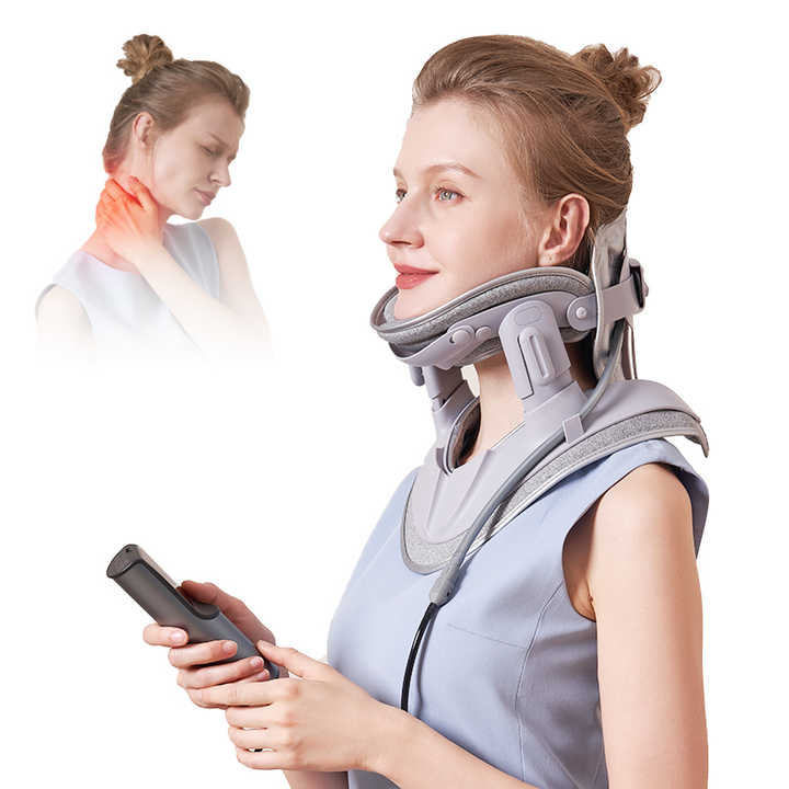 Alphay Cervical Spondylosis Therapy Machine Cervical Collar Neck Brace ...