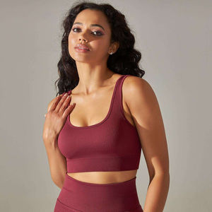 Conjuntos de Fitness para gimnasio, Sujetador deportivo estampado transpirable para mujer, chaleco, nueva ropa de gimnasio de belleza para Yoga, correr, Sujetador deportivo - Product Image 6