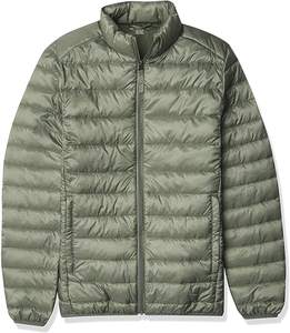 Chaleco acolchado de invierno de poliéster 100% para hombre, chaqueta cómoda y cálida de nailon con mangas completas para uso exterior de seguridad - Product Image 3