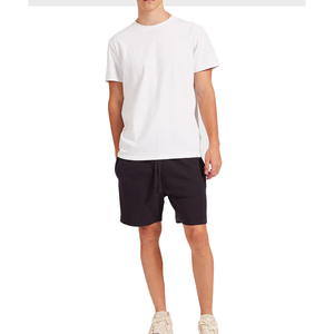 Pantalones Cortos Deportivos para Hombre, Cintura Elástica, Estilo Vintage, Lavado Ácido, Desgastado, para Verano - Product Image 2