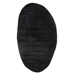 Alfombras Cera Hechas a Mano con Viscosa, Alfombras Rectangulares a Rayas de Color Gris y Negro para Sala de Estar y Pasillo -TPV-5008 - Product Image 1