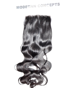 100% extensiones de cabello humano de templo indio virgen crudo 6*6 cierre Bodywave suelta onda profunda Color negro Natural paquete sin procesar - Product Image 6