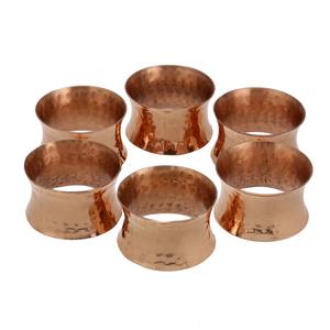 1 pièce Anneau de serviette de luxe en laiton, orné et martelé ajouré, pour mariage et réceptions - Product Image 3