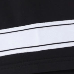 Pantalones cortos básicos de felpa de algodón 100% para hombre, patrón de rayas, transpirable, lona media, servicio OEM, cierre con cordón, estilo informal - Product Image 6