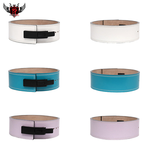 Luxury Fitness Body Building <b>Waist</b> Trainer 13 MM Weightlifting Neoprene Leather Heavy Duty Breathable Lever Belt Unisex - Product Image 2