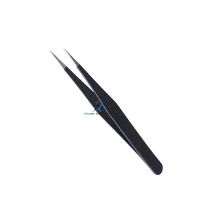 Professional <b>Eyelash</b> Tweezers Lash <b>Applicator</b> Tool Anti-Static Stainless Steel Precision Grip Durable for Salon and Personal Use - Product Image 1