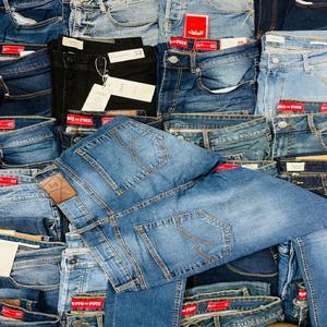 Jeans serrés de marque en gros d'usine pantalons pour hommes et dames d'occasion en vrac expédition rapide pour vêtements d'été en ballots surplus de qualité - Product Image 4
