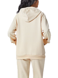 Survêtements en molleton 100% coton pour femmes, poids lourd, 2 pièces, vêtements de sport, service OEM écologique - Product Image 5